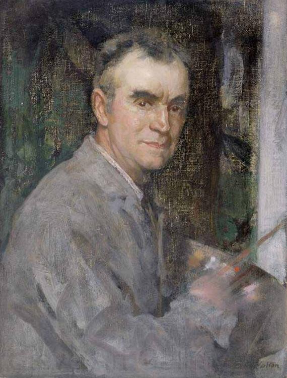 Edward Arthur Walton Self portrait Norge oil painting art